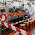 Վանաձորում կասեցվել է տոմատի մածուկի արտադրամասի գործունեությունը