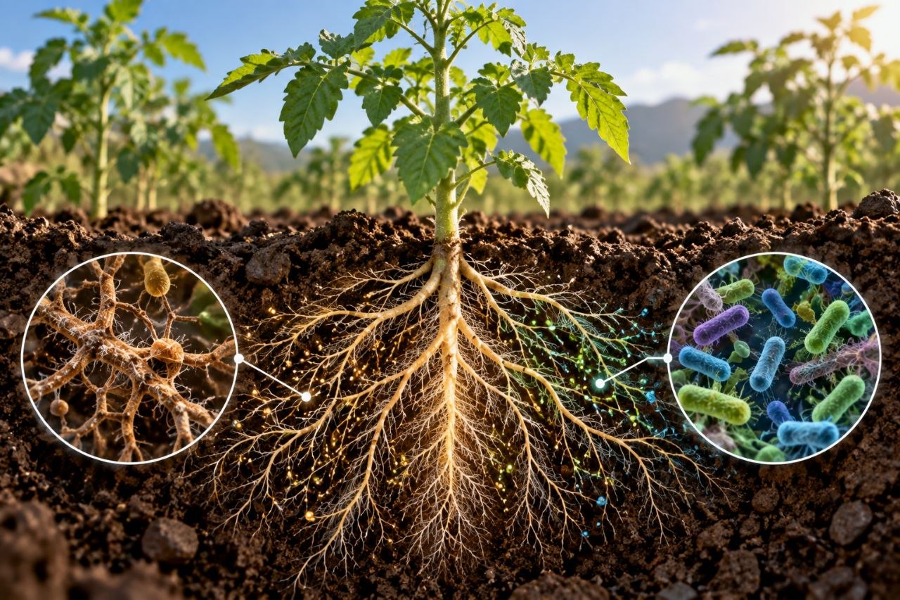Բույսի արմատները միայնակ չեն աշխատում