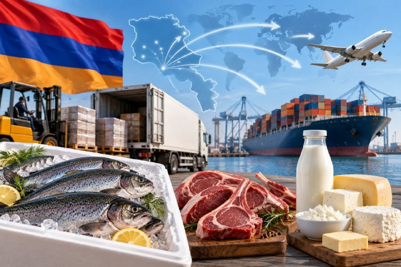 Հայաստանից մեկ շաբաթում արտահանվել է 85.5 տոննա ձուկ