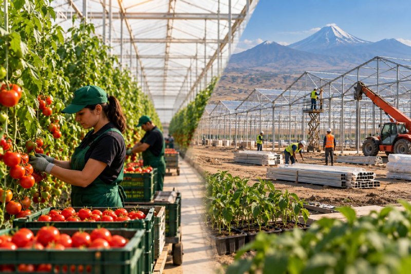 Հայաստանի ջերմոցային տնտեսությունները ընդլայնվում են