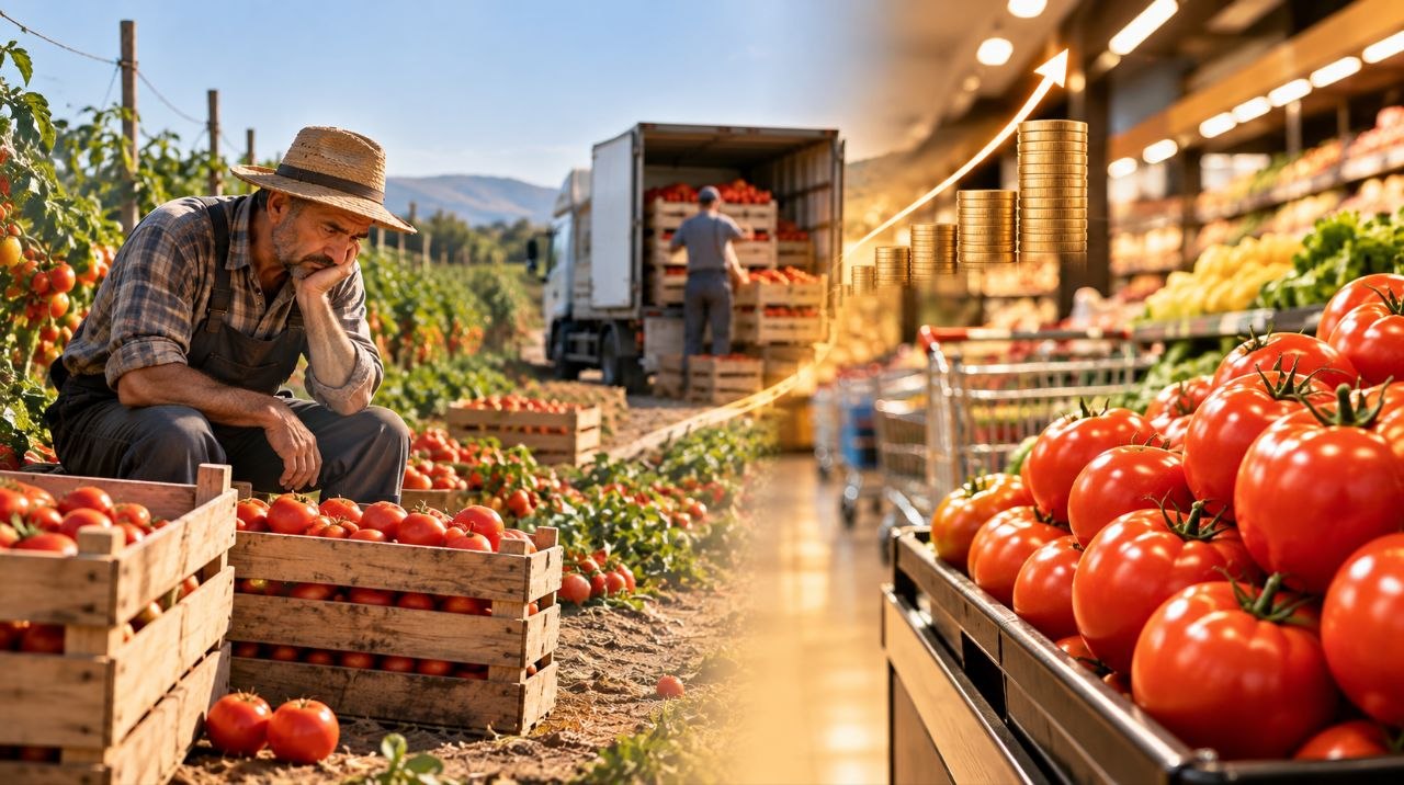 Լոլիկը խանութում՝ 550 դրամ, գյուղացու մոտ՝ 100 դրամ